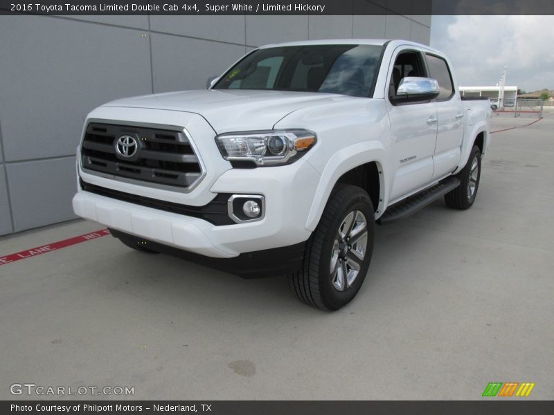 Super White / Limited Hickory 2016 Toyota Tacoma Limited Double Cab 4x4