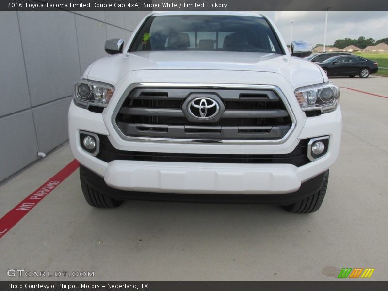 Super White / Limited Hickory 2016 Toyota Tacoma Limited Double Cab 4x4