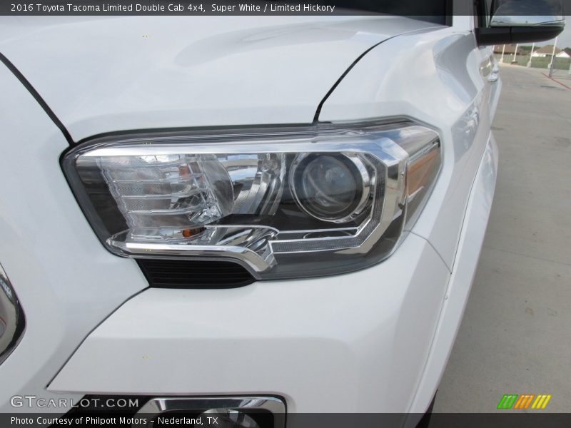 Super White / Limited Hickory 2016 Toyota Tacoma Limited Double Cab 4x4