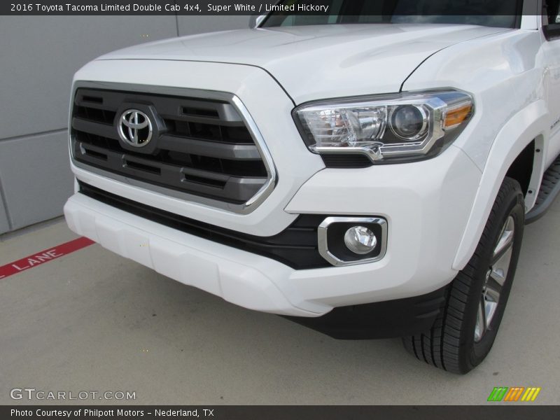 Super White / Limited Hickory 2016 Toyota Tacoma Limited Double Cab 4x4