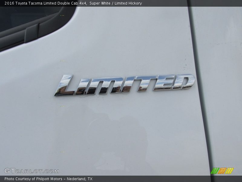 Super White / Limited Hickory 2016 Toyota Tacoma Limited Double Cab 4x4