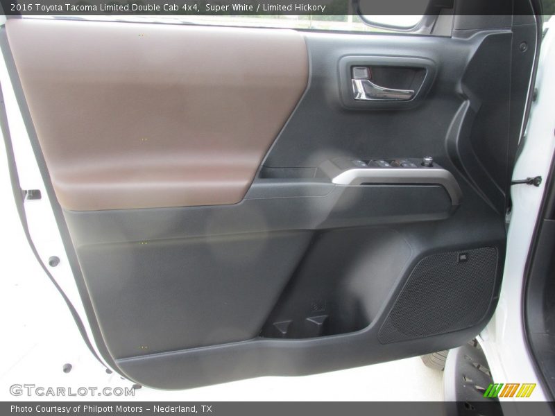 Super White / Limited Hickory 2016 Toyota Tacoma Limited Double Cab 4x4