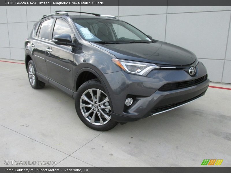 Magnetic Gray Metallic / Black 2016 Toyota RAV4 Limited