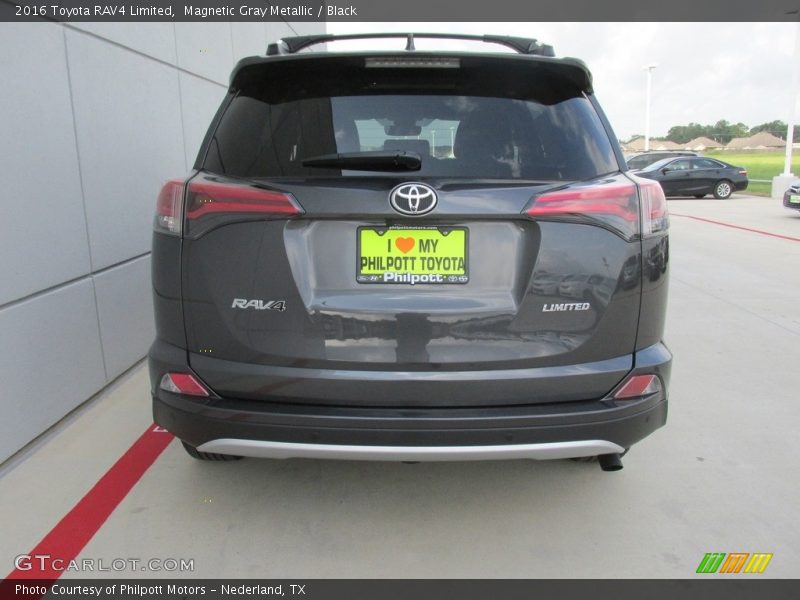 Magnetic Gray Metallic / Black 2016 Toyota RAV4 Limited