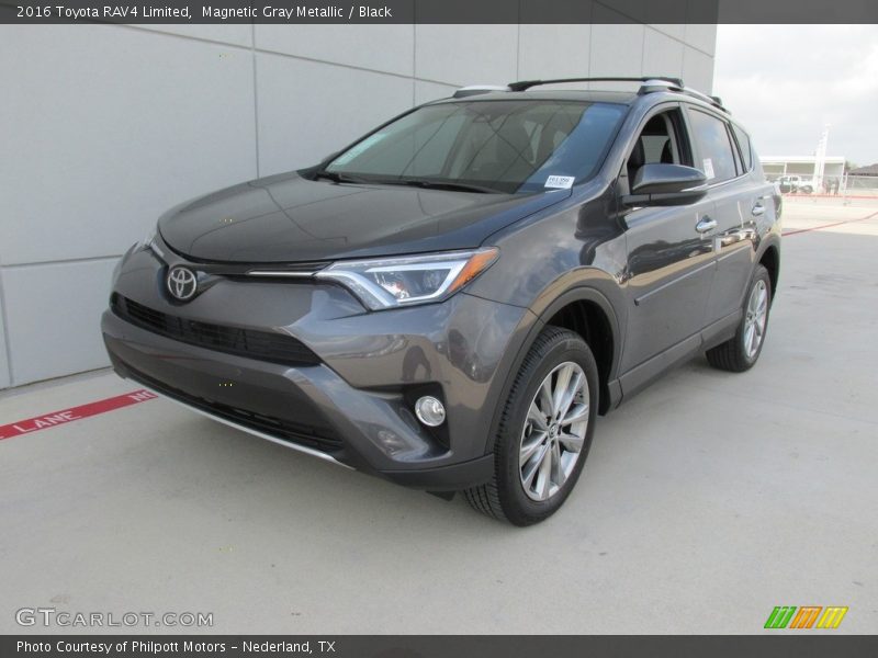 Magnetic Gray Metallic / Black 2016 Toyota RAV4 Limited
