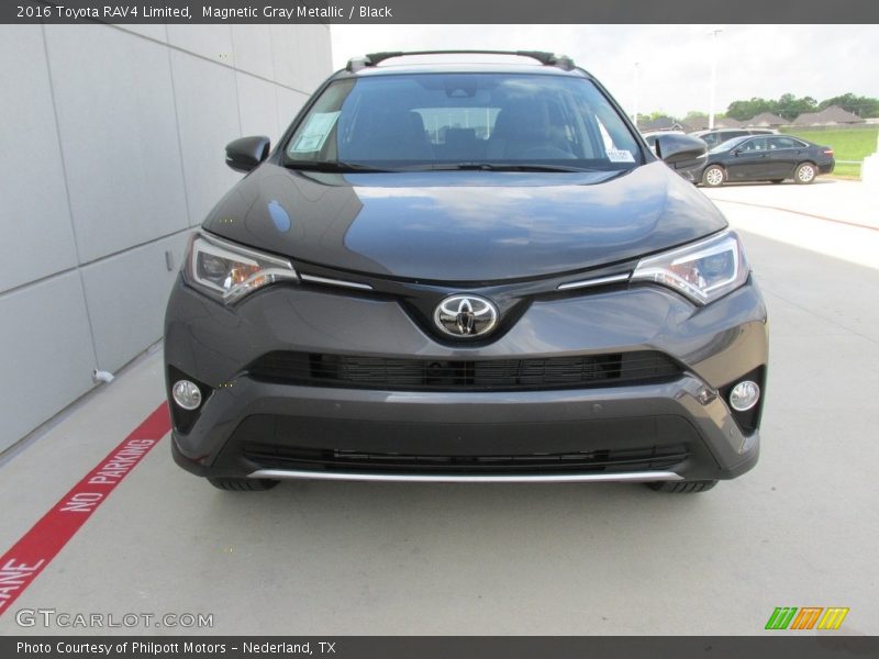 Magnetic Gray Metallic / Black 2016 Toyota RAV4 Limited