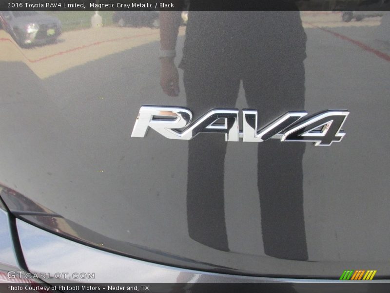 Magnetic Gray Metallic / Black 2016 Toyota RAV4 Limited