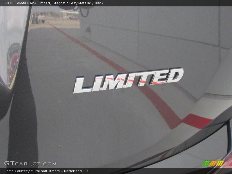 Magnetic Gray Metallic / Black 2016 Toyota RAV4 Limited