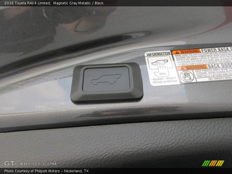 Magnetic Gray Metallic / Black 2016 Toyota RAV4 Limited