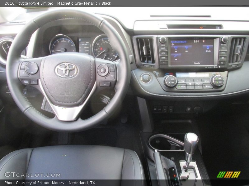 Magnetic Gray Metallic / Black 2016 Toyota RAV4 Limited
