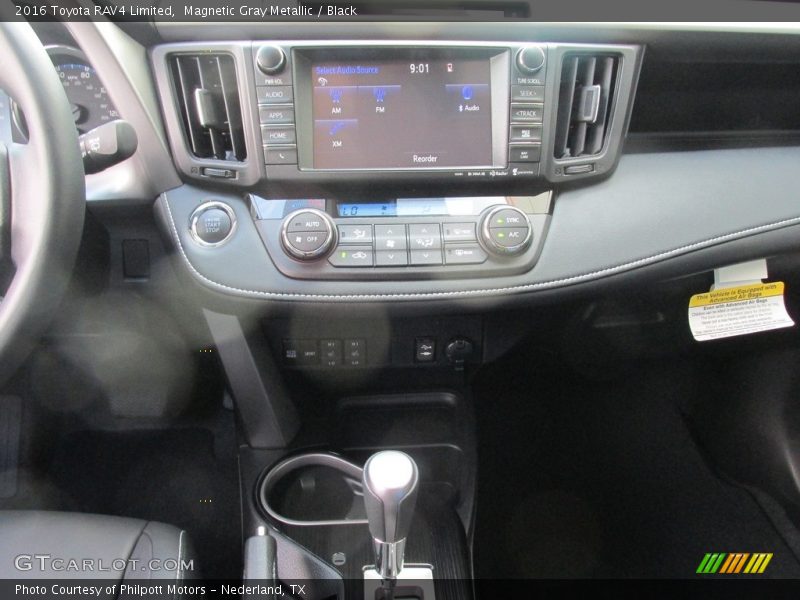 Magnetic Gray Metallic / Black 2016 Toyota RAV4 Limited