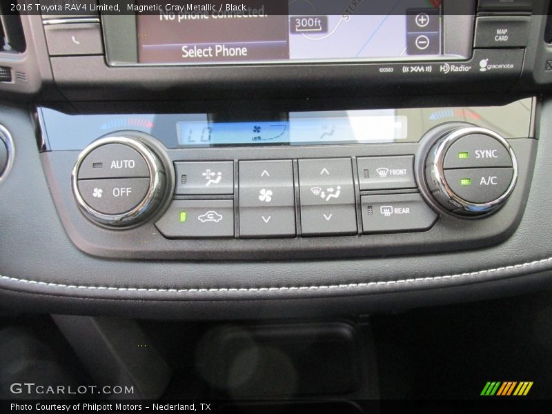 Controls of 2016 RAV4 Limited