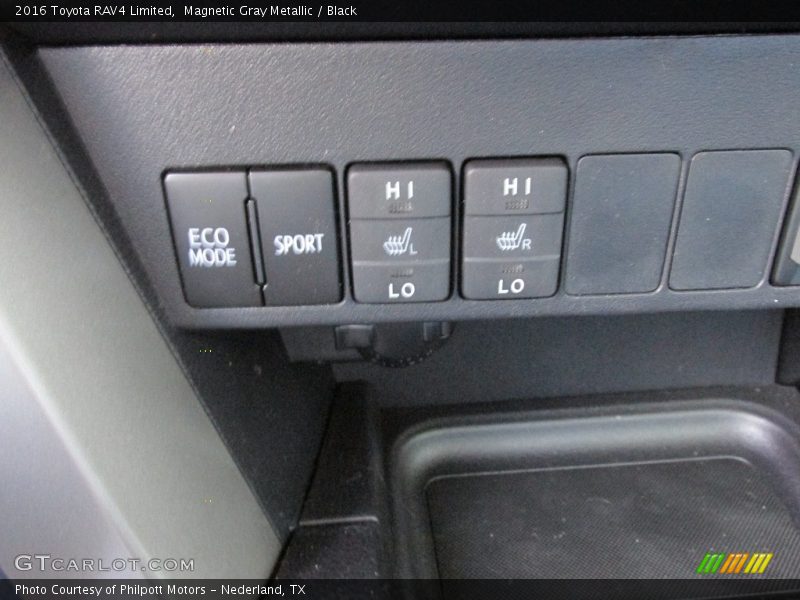 Magnetic Gray Metallic / Black 2016 Toyota RAV4 Limited