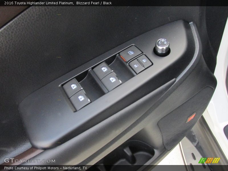 Blizzard Pearl / Black 2016 Toyota Highlander Limited Platinum
