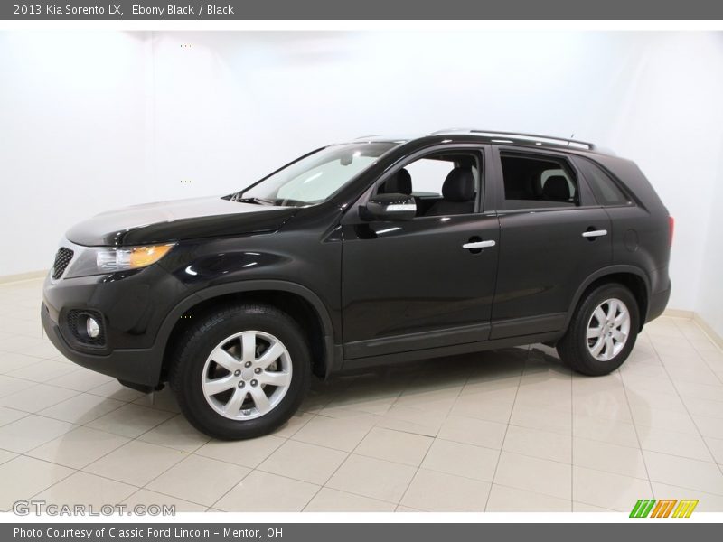 Ebony Black / Black 2013 Kia Sorento LX