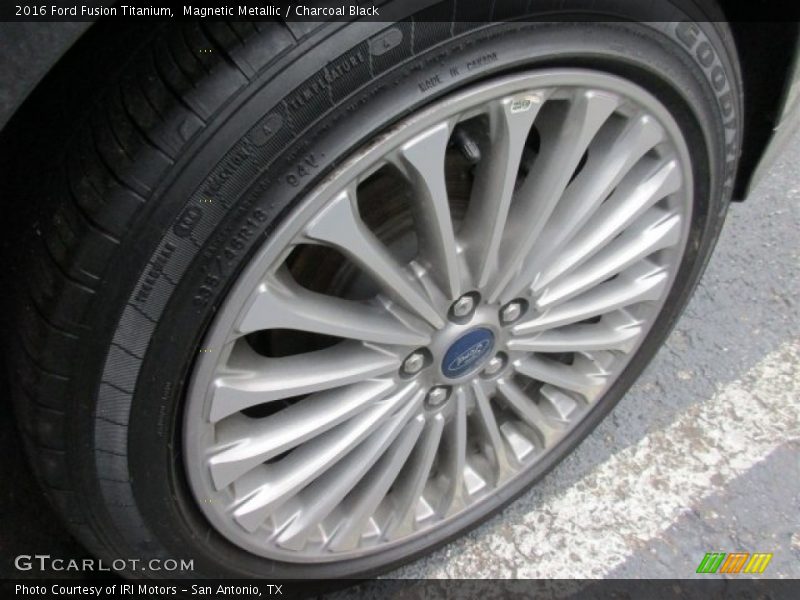 Magnetic Metallic / Charcoal Black 2016 Ford Fusion Titanium