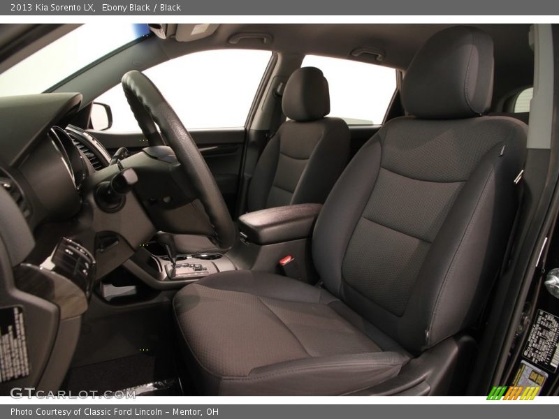 Ebony Black / Black 2013 Kia Sorento LX