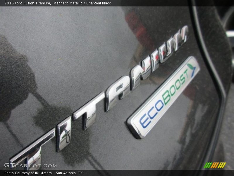 Magnetic Metallic / Charcoal Black 2016 Ford Fusion Titanium