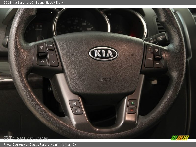 Ebony Black / Black 2013 Kia Sorento LX