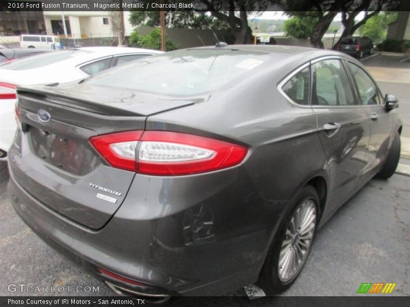Magnetic Metallic / Charcoal Black 2016 Ford Fusion Titanium