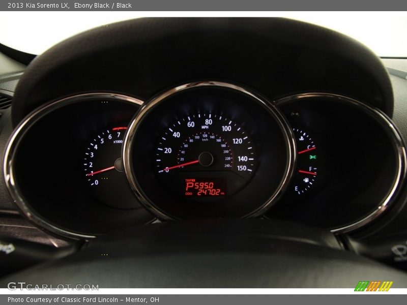 Ebony Black / Black 2013 Kia Sorento LX