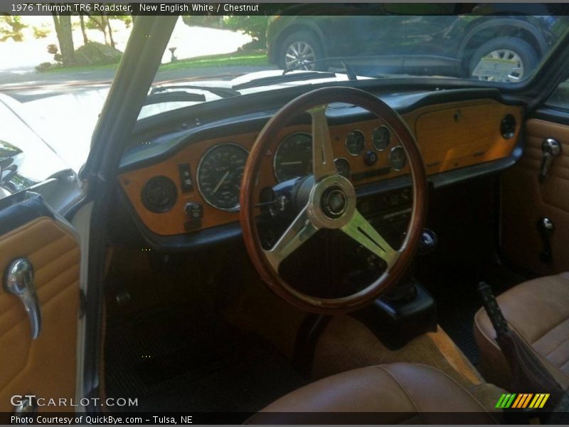 Dashboard of 1976 TR6 Roadster