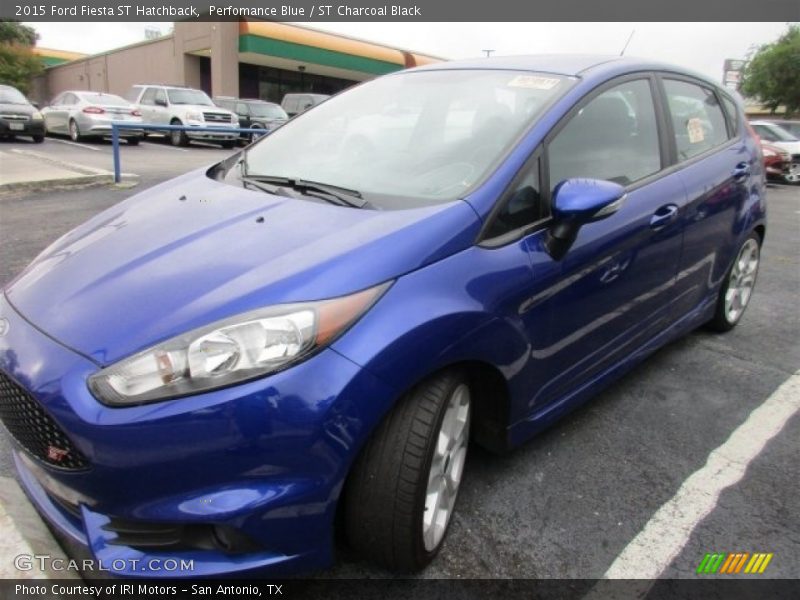 Perfomance Blue / ST Charcoal Black 2015 Ford Fiesta ST Hatchback