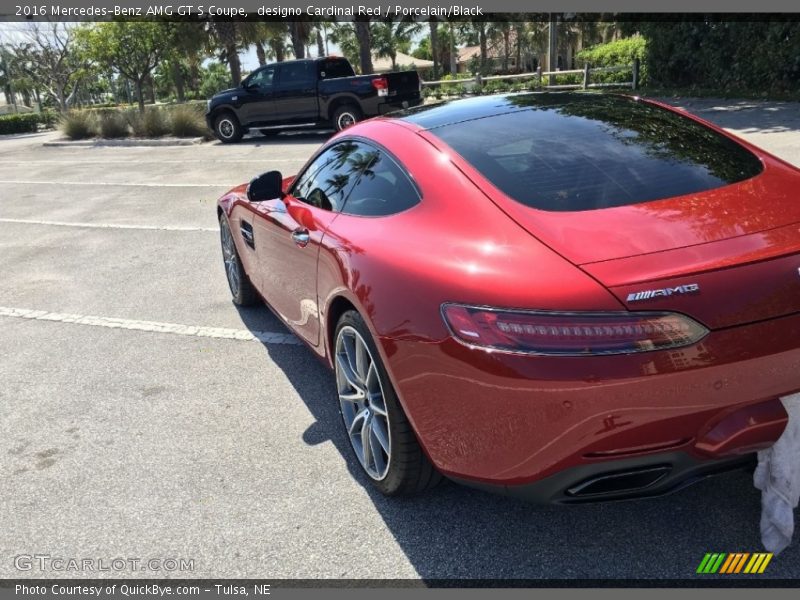 designo Cardinal Red / Porcelain/Black 2016 Mercedes-Benz AMG GT S Coupe