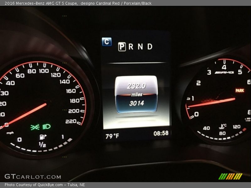 designo Cardinal Red / Porcelain/Black 2016 Mercedes-Benz AMG GT S Coupe