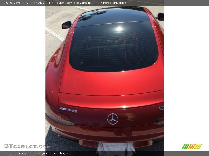 designo Cardinal Red / Porcelain/Black 2016 Mercedes-Benz AMG GT S Coupe