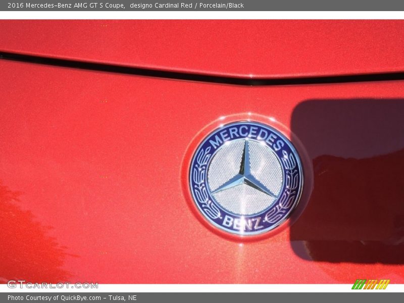 designo Cardinal Red / Porcelain/Black 2016 Mercedes-Benz AMG GT S Coupe