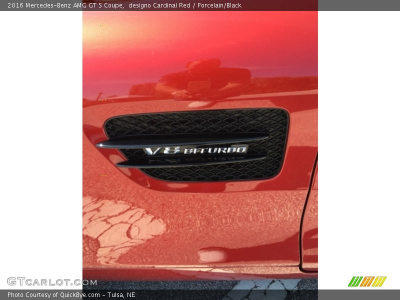 designo Cardinal Red / Porcelain/Black 2016 Mercedes-Benz AMG GT S Coupe