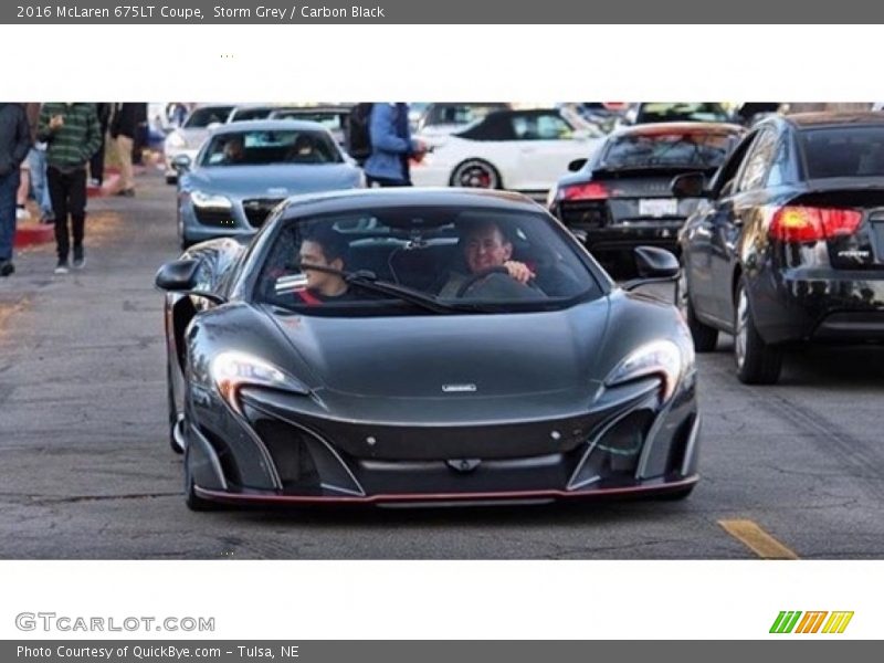 Storm Grey / Carbon Black 2016 McLaren 675LT Coupe