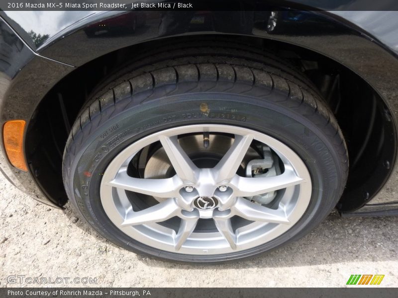 Jet Black Mica / Black 2016 Mazda MX-5 Miata Sport Roadster