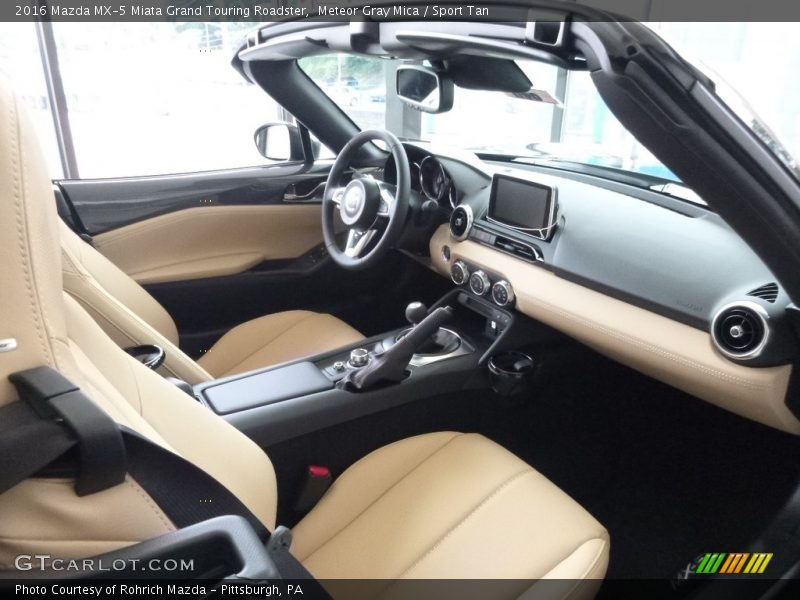  2016 MX-5 Miata Grand Touring Roadster Sport Tan Interior