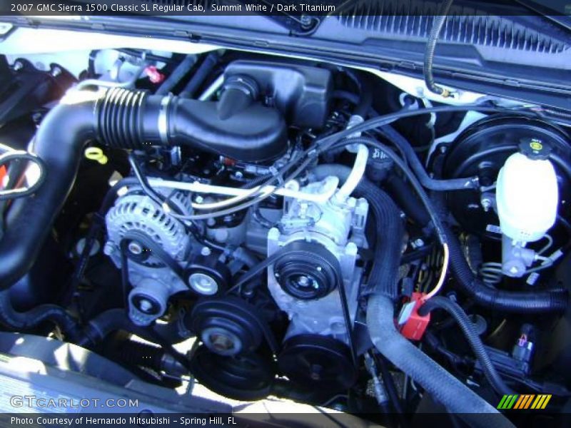 Summit White / Dark Titanium 2007 GMC Sierra 1500 Classic SL Regular Cab