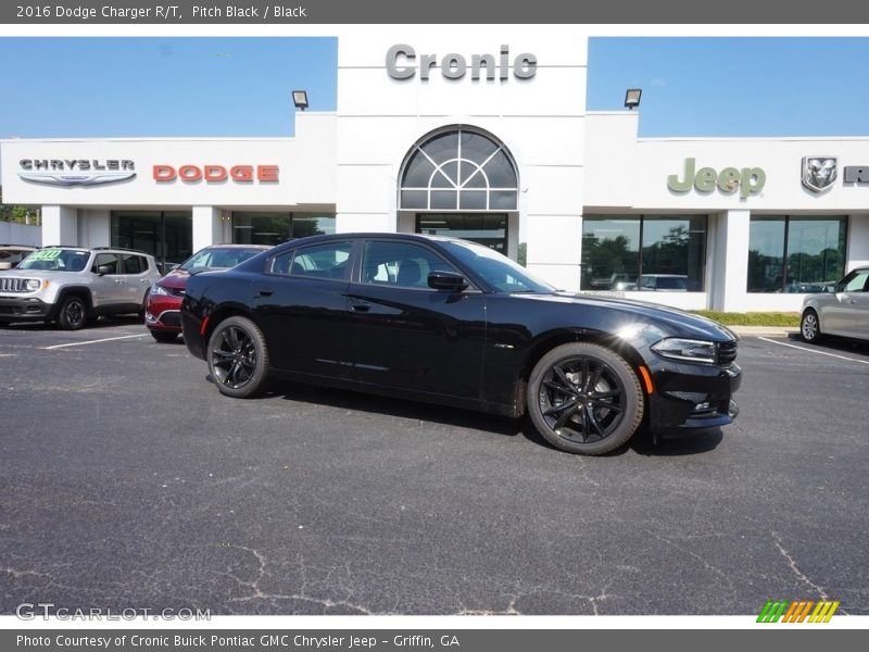 Pitch Black / Black 2016 Dodge Charger R/T