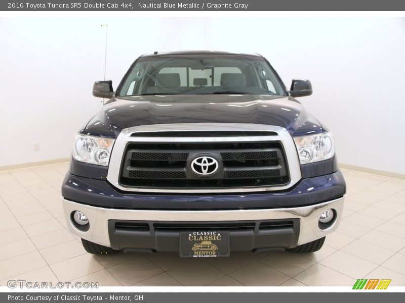 Nautical Blue Metallic / Graphite Gray 2010 Toyota Tundra SR5 Double Cab 4x4