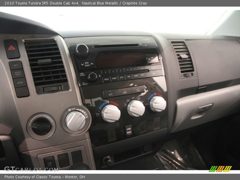 Nautical Blue Metallic / Graphite Gray 2010 Toyota Tundra SR5 Double Cab 4x4