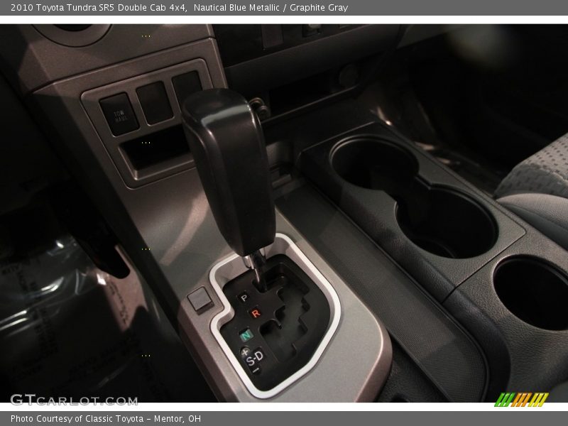 Nautical Blue Metallic / Graphite Gray 2010 Toyota Tundra SR5 Double Cab 4x4
