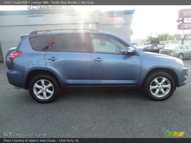 Pacific Blue Metallic / Ash Gray 2009 Toyota RAV4 Limited 4WD