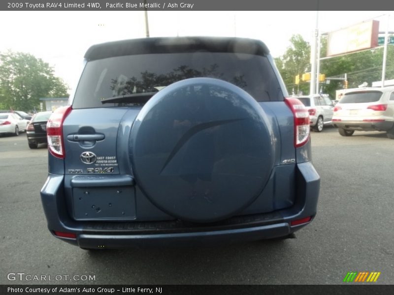 Pacific Blue Metallic / Ash Gray 2009 Toyota RAV4 Limited 4WD