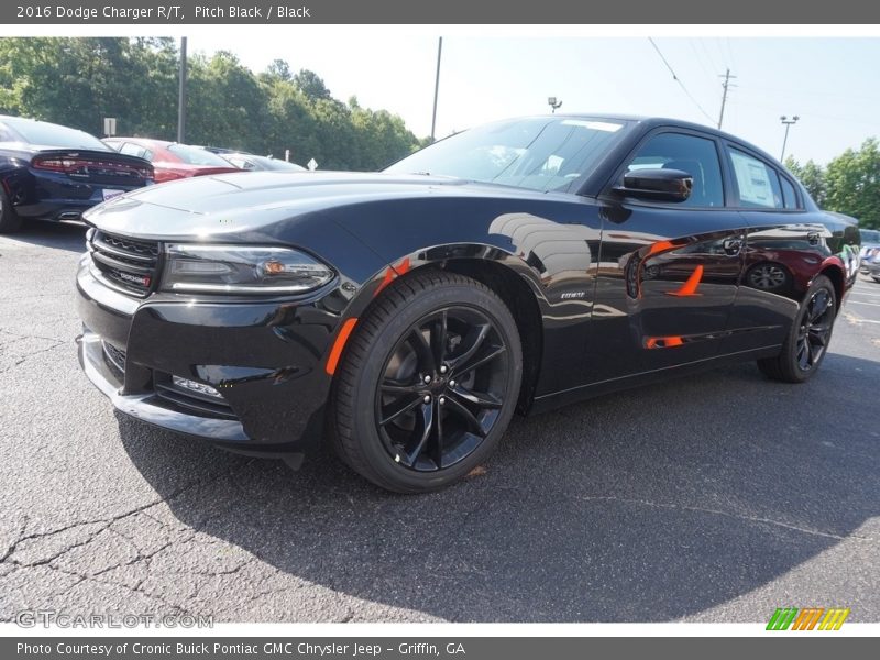 Pitch Black / Black 2016 Dodge Charger R/T