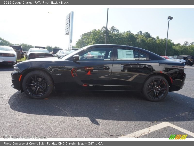 Pitch Black / Black 2016 Dodge Charger R/T