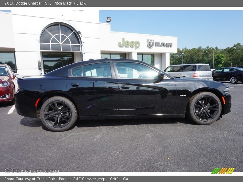 Pitch Black / Black 2016 Dodge Charger R/T