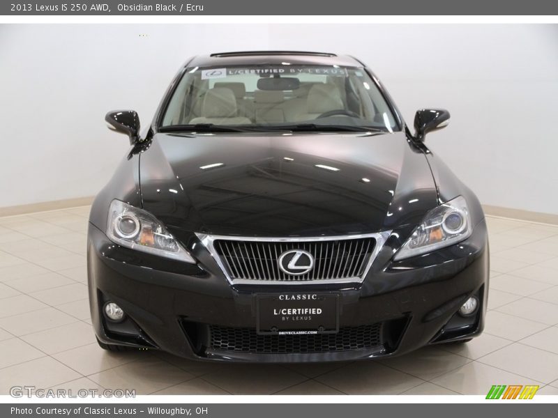 Obsidian Black / Ecru 2013 Lexus IS 250 AWD