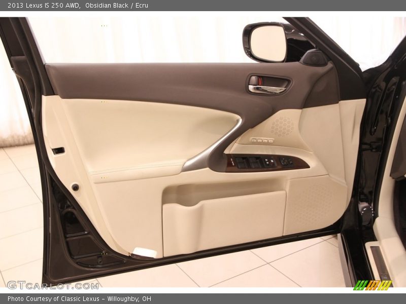 Obsidian Black / Ecru 2013 Lexus IS 250 AWD