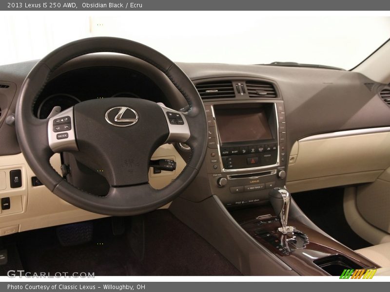 Obsidian Black / Ecru 2013 Lexus IS 250 AWD