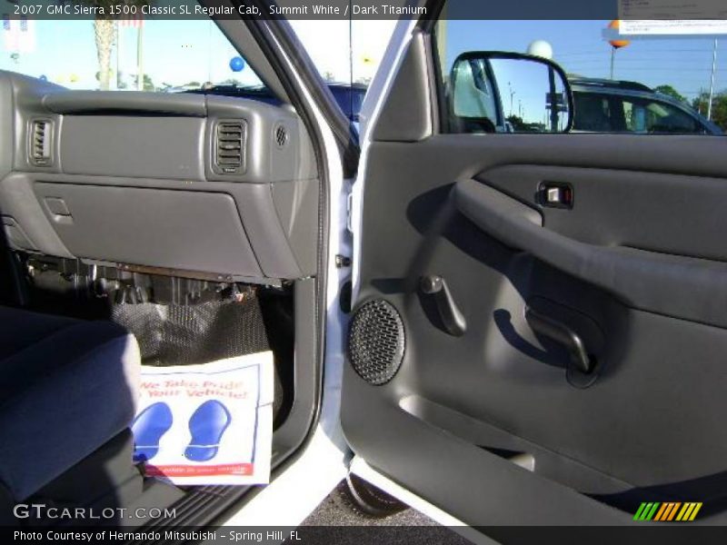 Summit White / Dark Titanium 2007 GMC Sierra 1500 Classic SL Regular Cab