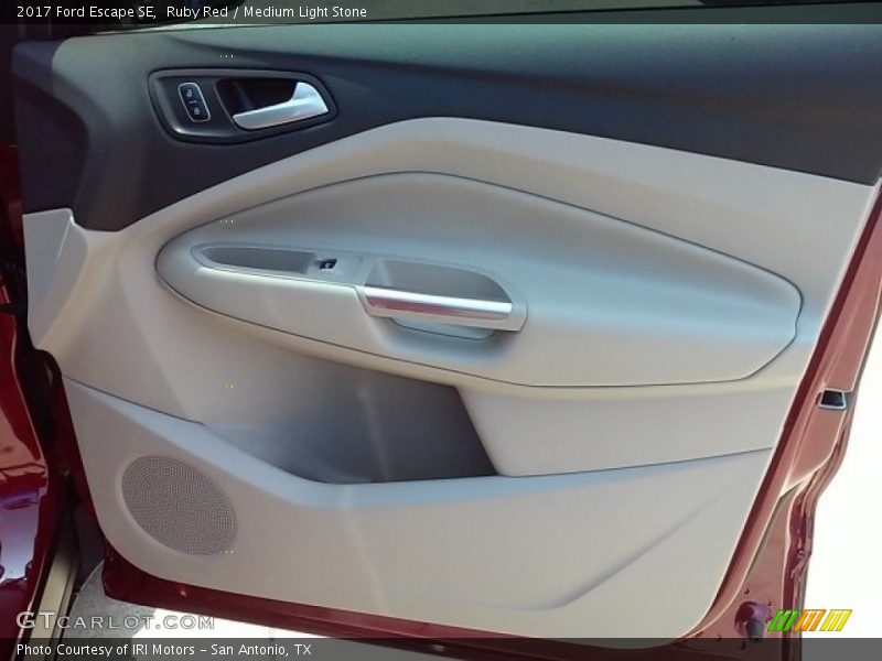 Ruby Red / Medium Light Stone 2017 Ford Escape SE